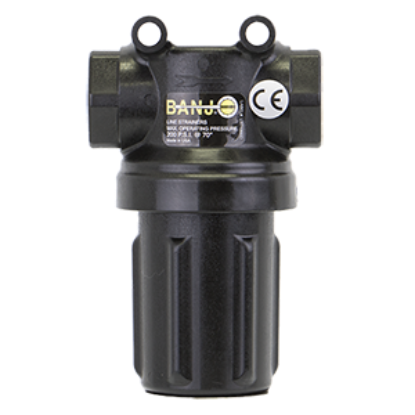 Picture of STRAINER BANJO MINI T LSTM050-30 POLY 1/2" W/ 30 MESH SCREEN